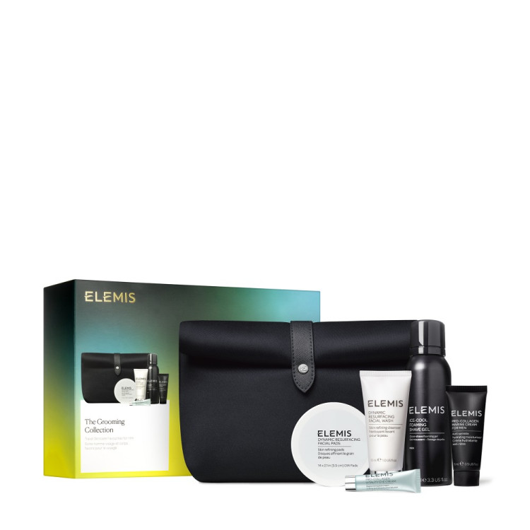ELEMIS Бестселери для обличчя та тіла у люкс косметичці Для Нього Kit: The Grooming Collection Travel Skincare Favourites for Him ELEMIS Бестселери для обличчя та тіла у люкс косметичці Для Нього Kit: The Grooming Collection Travel Skincare Favourites for Him