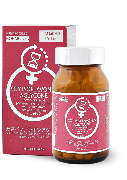 YOTSUBA JAPAN Гормональний баланс SOY ISOFLAVONES AGLYCONE 180 табл.