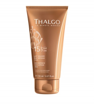 THALGO Лосьон сонцезахисний омолоджуючий СЗФ15 / SPF15 AGE DEFENCE SUN LOTION 150 мл