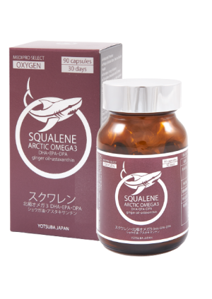 Сквален та арктична омега-3 Squalene and arctic omega3 90 капсул.