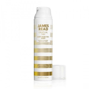 JAMES READ Нічна маска для тіла з ефектом засмаги (звичайна)  Sleep Mask Tan Body  200 мл