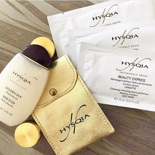 Hysqia Олія парфумована з золотими пігментами Золотий Шовк  Golden Silk