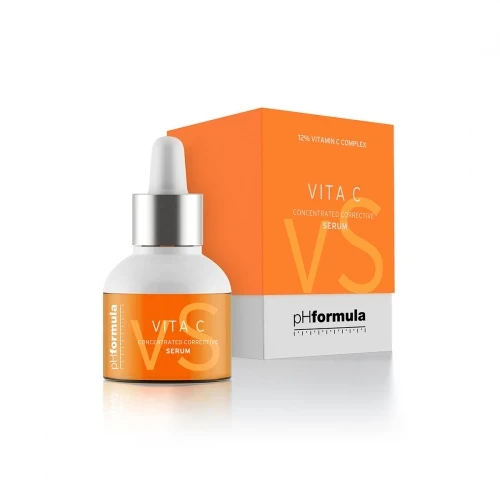 pHformula коригуюча сироватка з віт. С, антиоксидантами, пептидами та 3D HYDRA комплексом VITA C serum 30 мл pHformula коригуюча сироватка з віт. С, антиоксидантами, пептидами та 3D HYDRA комплексом VITA C serum 30 мл