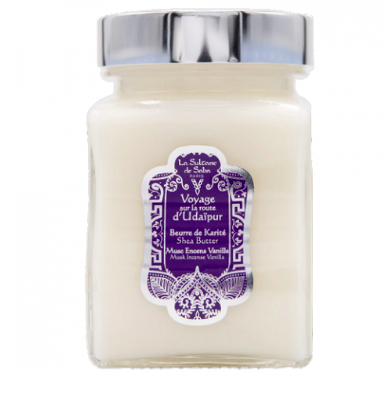 La Sultanе De Saba Масло Каріте Мускус, Ладан, Ваніль 300 мл / Udaipur Shea Butter Musk Incense Vanilla 300 ml