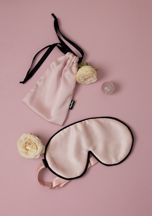 Rosy Drop  Шовкова маска для сну 