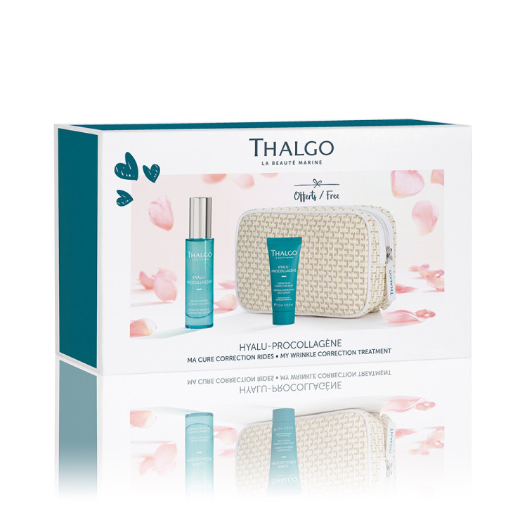 THALGO Набір "Мій догляд для корекції зморшок" Thalgo Hyalu-procollagene Pouch Gift Set