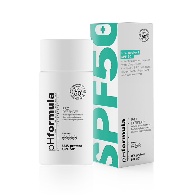 pHformula УФ захист SPF 50+ U.V. protect SPF50+ PRO DEFENCE3 50 мл pHformula УФ захист SPF 50+ U.V. protect SPF50+ PRO DEFENCE3 50 мл