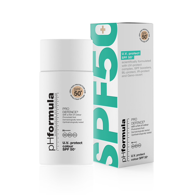 pHformula тональний  УФ захист SPF 50+ U.V. protect colour SPF50+ PRO DEFENCE3 50 мл