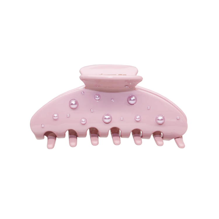 Big Effing Clip in Pink Pearl Великий крабик для волосся "Pink Pearl"																																		