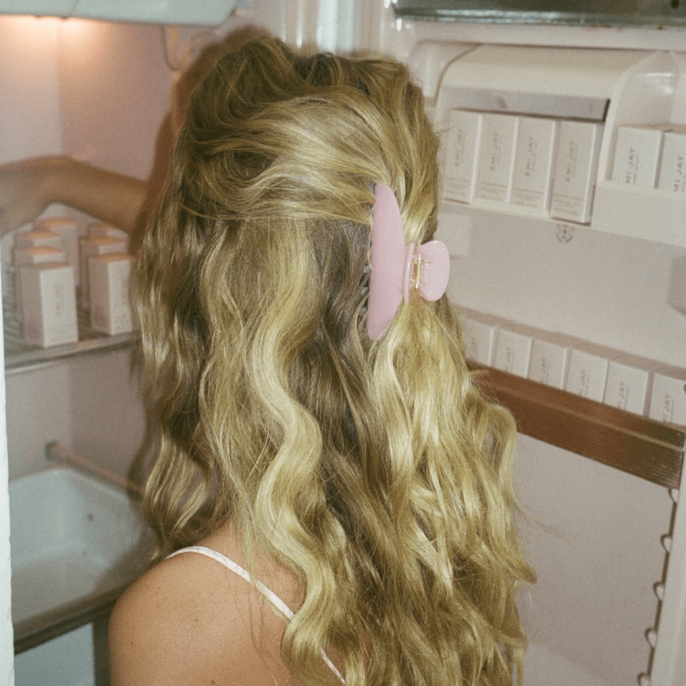 Big Effing Clip in Cherub Pink Великий крабик для волосся "Cherub Pink"																																		