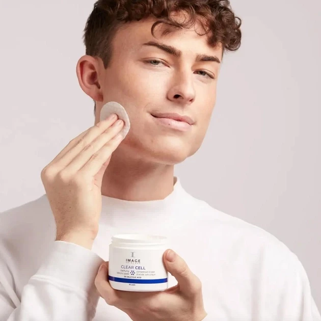 IMAGE CLEAR CELL Саліцилові диски с антибактеріальною дією  Salicylic Clarifying Pads 