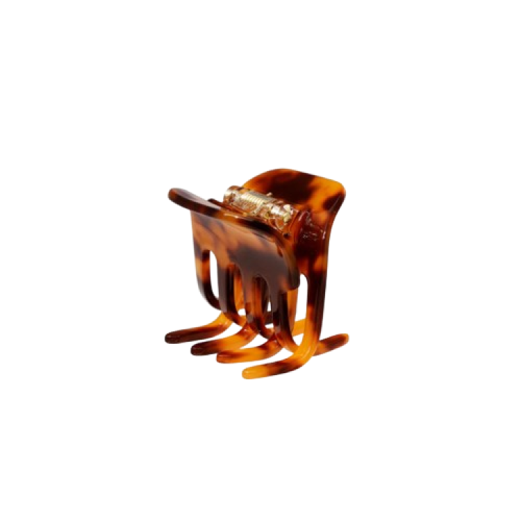 Petite Effing Clip in Tortoise Маленький крабик для волосся "Lil Tortoise"