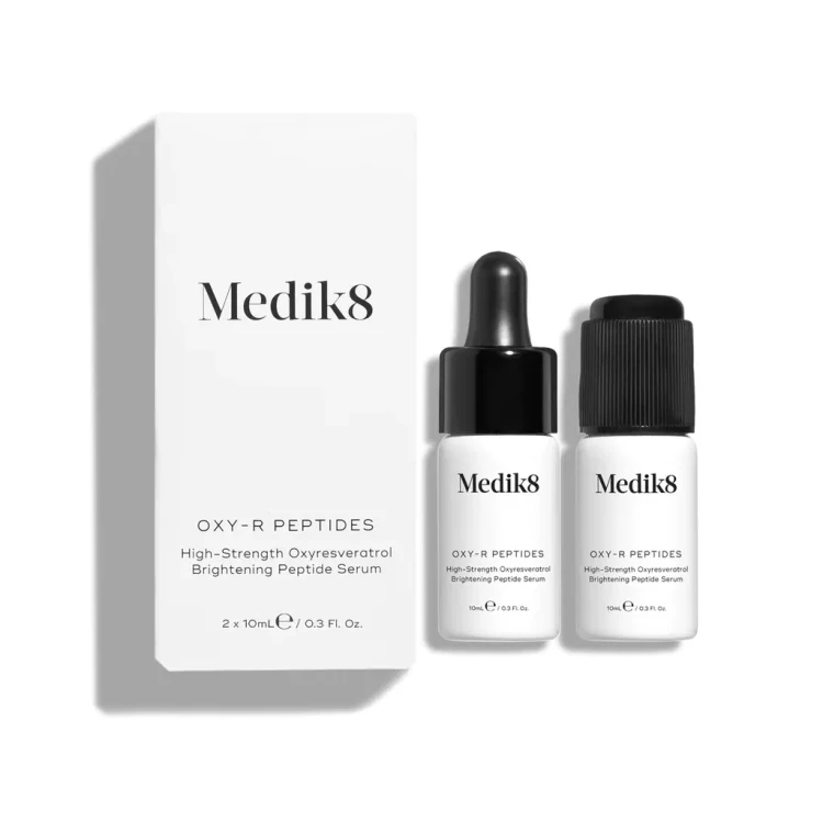 MEDIK8 Сироватка пептидна від пігментації з оксиресвератолом Oxi-R Peptides 2*10 мл MEDIK8 Сироватка пептидна від пігментації з оксиресвератолом Oxi-R Peptides 2*10 мл
