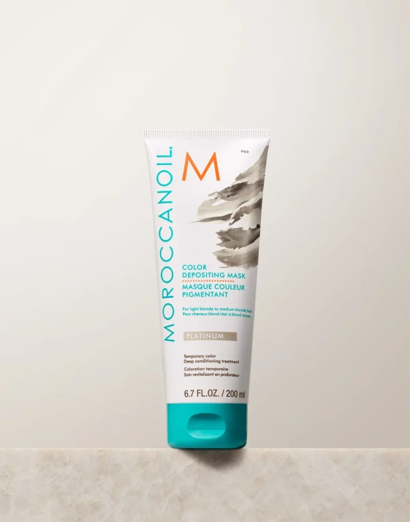 Moroccanoil Маска відтінкова Platinum Color Depositing Mask 200 мл Moroccanoil Маска відтінкова Platinum Color Depositing Mask 200 мл