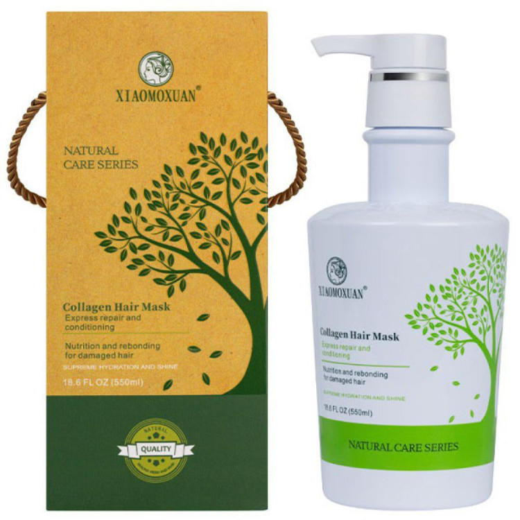 XIAOMOXUAN Маска-бальзам з колагеном COLLAGEN HAIR MASK  550 мл