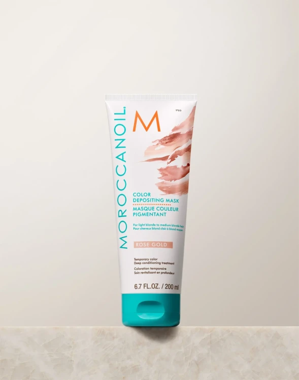Moroccanoil Маска відтінкова Рожеве золото Rose Gold Color Depositing Mask 200 мл