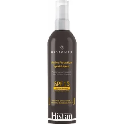 HISTOMER HISTAN Спрей Сонцезахисний SPF15 для обличчя-тіла-дітей (Active Protection Spray SPF 15) HISTOMER HISTAN Спрей Сонцезахисний SPF15 для обличчя-тіла-дітей (Active Protection Spray SPF 15)