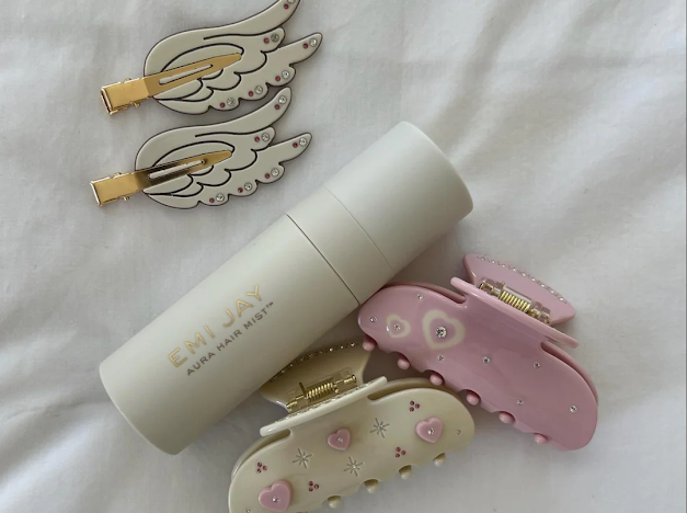 Sweetheart Clip in Pink Angel Food Крабик для волосся "Pink Angel Food"