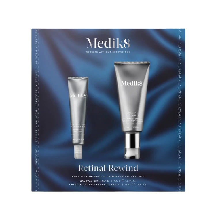 MEDIK8 Набір для омолодження шкіри обличчя та зони навколо очей RETINAL REWIND MEDIK8 Набір для омолодження шкіри обличчя та зони навколо очей RETINAL REWIND
