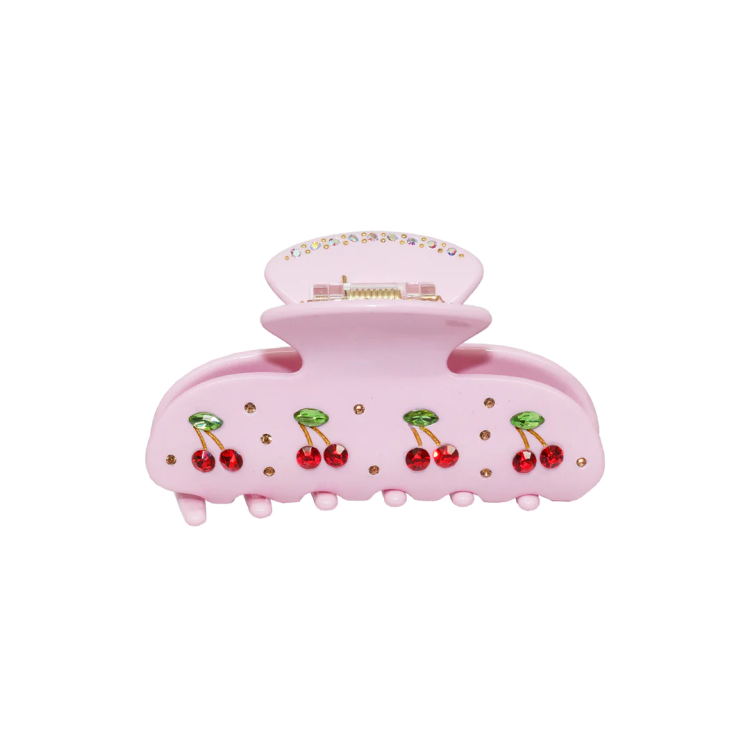 Sweetheart Clip in Pink Cherry Pie Крабик для волосся "Pink Cherry Pie"																																		