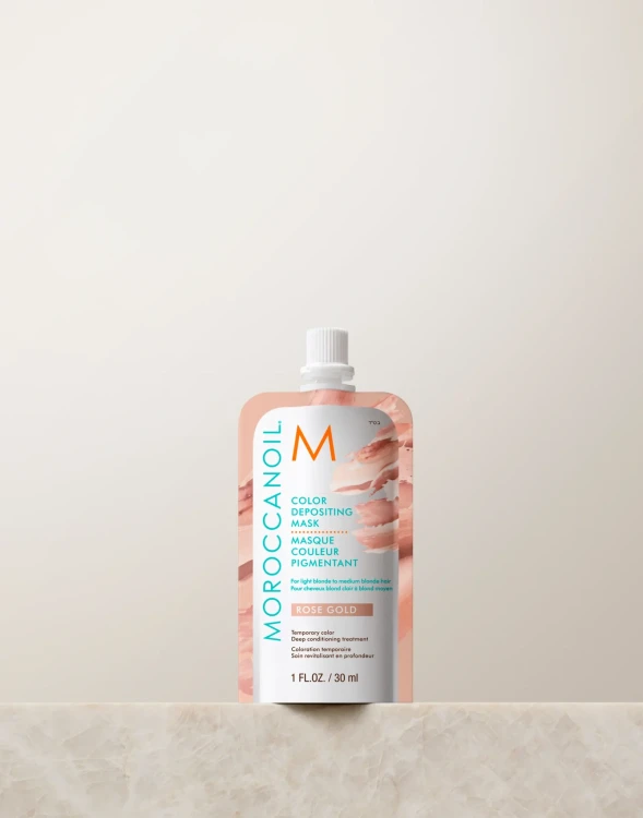 Moroccanoil Маска відтінкова Рожеве золото Rose Gold Color Depositing Mask 30 мл