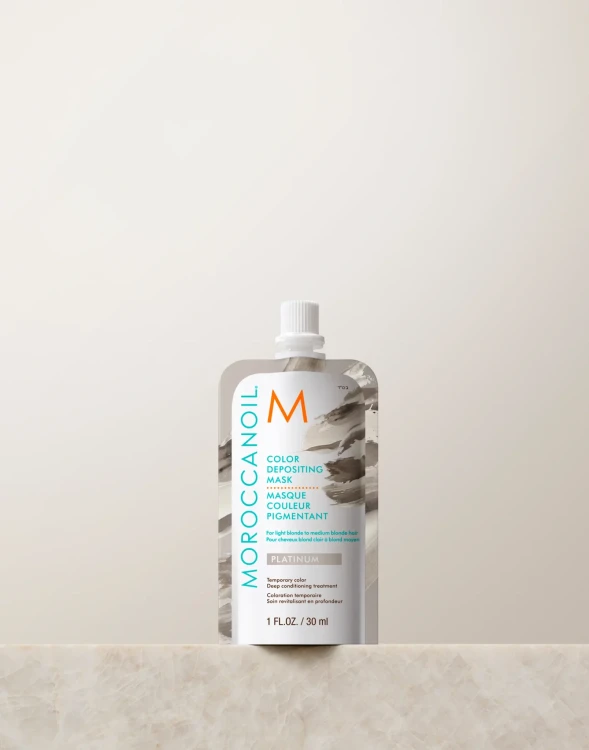 Moroccanoil Маска відтінкова Платина Moroccanoil Platinum Color Depositing Mask 30 мл Moroccanoil Маска відтінкова Платина Moroccanoil Platinum Color Depositing Mask 30 мл