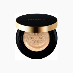 GENOSYS Зволожуючий BB-кушон з тонуючим ефектом із запасним блоком  SKIN CARING BLEMISH BALM CUSHION тон 02 BEIGE  15 г