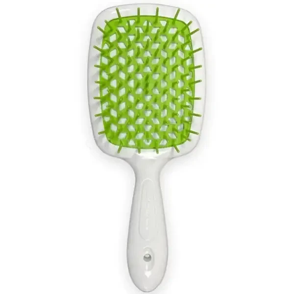 JANEKE Гребінець для волосся Janeke Superbrush білий-зелений