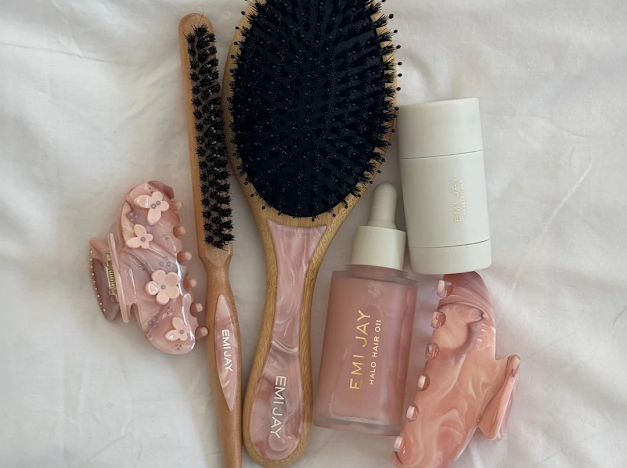 Big Effing Clip in Pink Chantilly Великий крабик для волосся "Pink Chantilly"