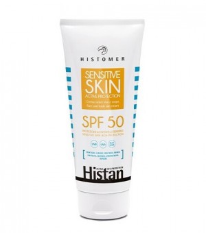 HISTOMER HISTAN SENSITIVE Крем сонцезахисний SPF 50+ для обличчя і тіла (Sensetive Skin Active Protection SPF 50)