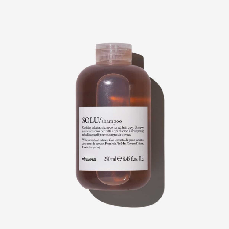 Davines Шампунь для глибокого очищення всіх типів волосся SOLU Shampoo Essential Haircare Davines, 250 мл Davines Шампунь для глибокого очищення всіх типів волосся SOLU Shampoo Essential Haircare Davines, 250 мл