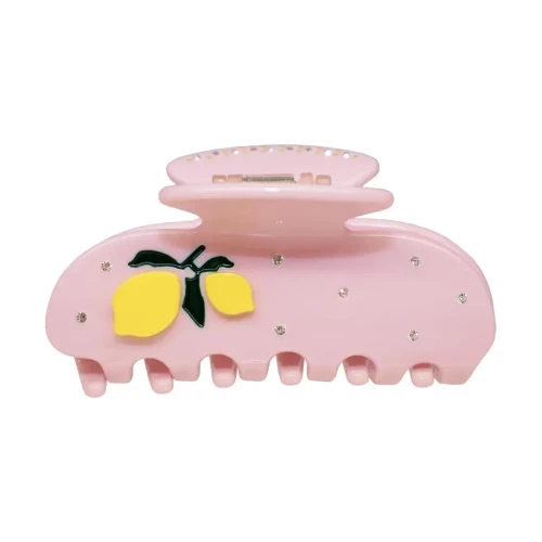 EMI JAY SWEETHEART CLIP IN PINK LIMONATA Заколка-краб для волосся