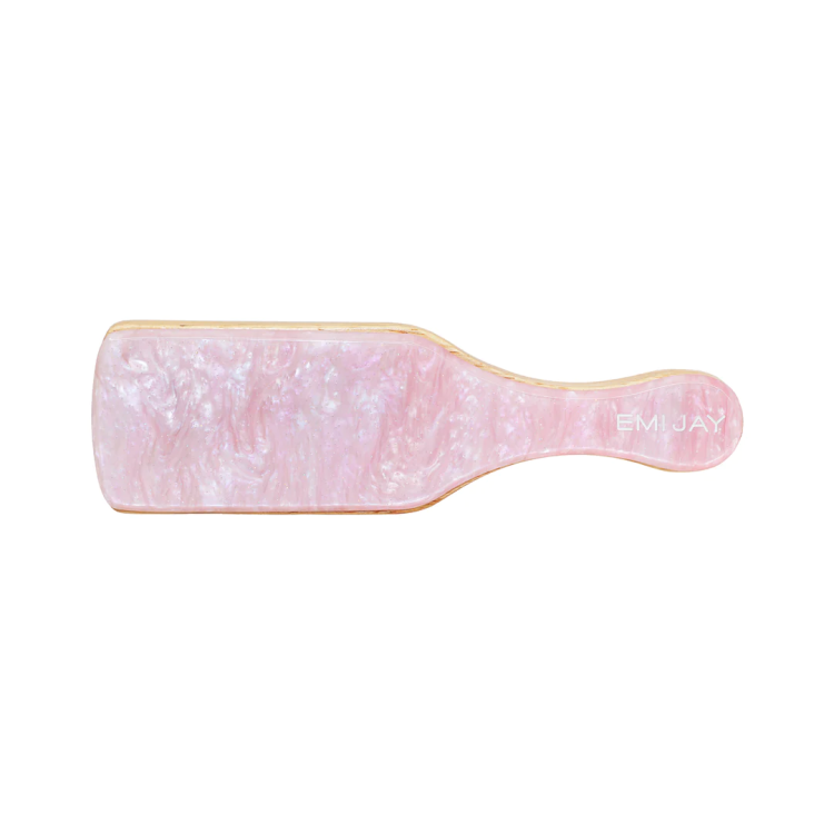 Mini Boar Bristle Brush in Pink Sugar Міні щітка для волосся «Pink Sugar»																																		