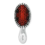 JANEKE Щітка Silver Hairbrush з натуральною щетиною кабана та нейлоном S JANEKE Щітка Silver Hairbrush з натуральною щетиною кабана та нейлоном S