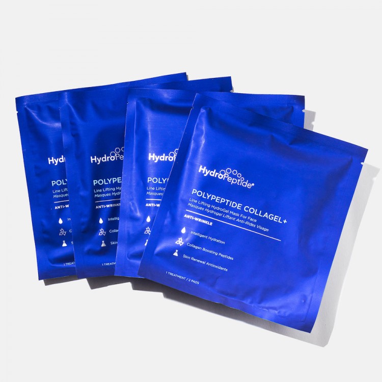Гідрогелева маска проти зморшок для обличчяPolypeptide Collagel Mask for Face 4 Pack Гідрогелева маска проти зморшок для обличчяPolypeptide Collagel Mask for Face 4 Pack