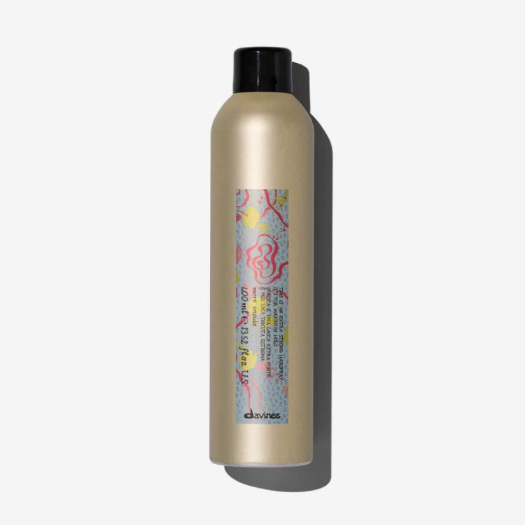 Davines Лак для волосся екстрасильної фіксації для довготривалого стійкого ефекту. EXTRA STRONG Hairspray Фіксація #5 More Inside Davines, 400 мл Davines Лак для волосся екстрасильної фіксації для довготривалого стійкого ефекту. EXTRA STRONG Hairspray Фіксація #5 More Inside Davines, 400 мл