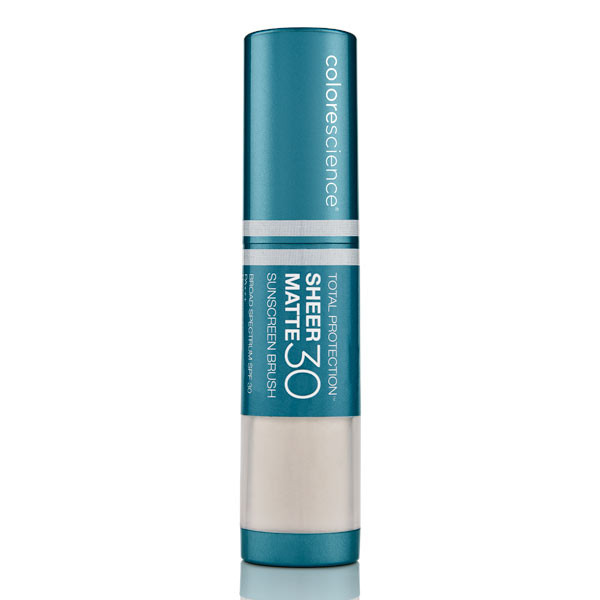COLORESCIENCE  Пудра матуюча з пензлем SPF 30  | Sheer Matte SPF 30 Sunscreen Brush 4,3 гр 