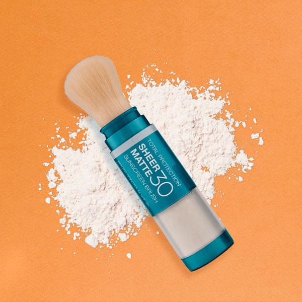COLORESCIENCE  Пудра матуюча з пензлем SPF 30  | Sheer Matte SPF 30 Sunscreen Brush 4,3 гр 