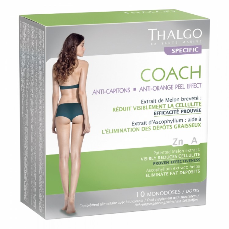 THALGO Коуч проти ефекту апельсиновоі шкіри ампули 10 шт COACH ANTI-ORANGE PEEL EFFECT 