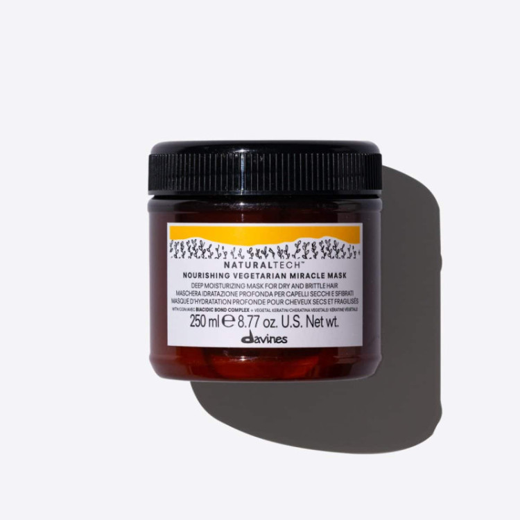 Davines Живильна зволожувальна маска Вегетаріанське диво для сухого та ламкого волосся NOURISHING Vegetarian Miracle Mask  Naturaltech Davines