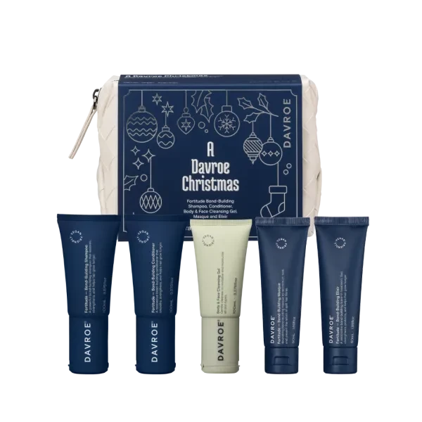 Davroe Набір для зміцнення волосся Christmas Fortitude Travel Pack.