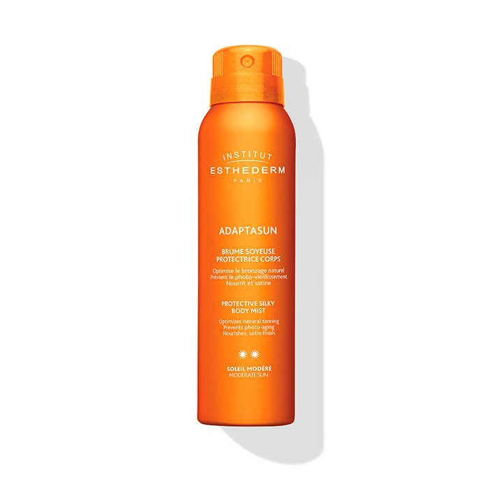 INSTITUT ESTHEDERM  Розпилення у вигляді димки   Silky Body Mist Adaptasun ** , 150 мл