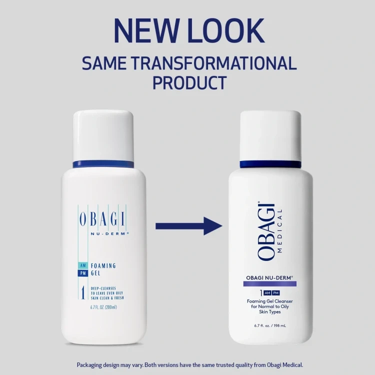 Obagi  Очищуючий засіб для нормальної/жирної шкіри Nu-Derm Foaming Gel Normal to Oily 198 ml