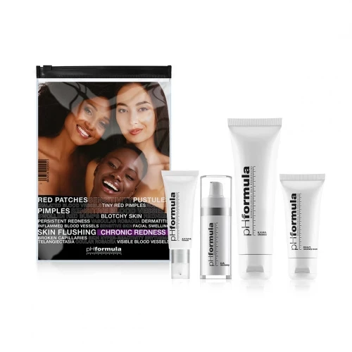 pHformula комплект з 4 засобів для шкіри з куперозом та розацеа C.R. resurfacing KIT pHformula комплект з 4 засобів для шкіри з куперозом та розацеа C.R. resurfacing KIT