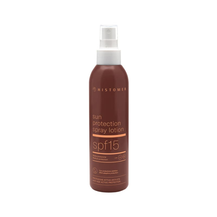 HISTOMER NEW 2024 LONG LASTING SUN PROTECTION Лосьйон-спрей сонцезахисний SPF 15 Sun Protection Spray Lotion SPF 15 200 мл HISTOMER NEW 2024 LONG LASTING SUN PROTECTION Лосьйон-спрей сонцезахисний SPF 15 Sun Protection Spray Lotion SPF 15 200 мл