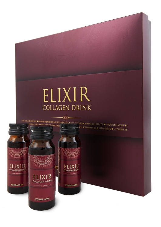 YOTSUBA JAPAN Еліксир колаген дрінк ELIXIR COLLAGEN DRINK 10 скляних пляшечок YOTSUBA JAPAN Еліксир колаген дрінк ELIXIR COLLAGEN DRINK 10 скляних пляшечок