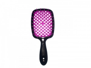 JANEKE Гребінець для волосся чорна з фіолетовим Janeke Superbrush Original