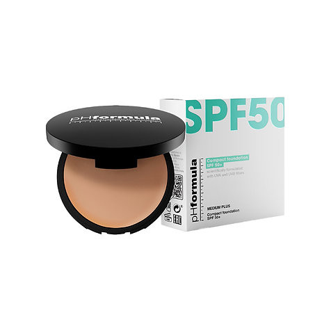 pHformula компактна основа SPF 50+ середній тон Compact Foundation Medium Plus SPF 50+ 14г. pHformula компактна основа SPF 50+ середній тон Compact Foundation Medium Plus SPF 50+ 14г.