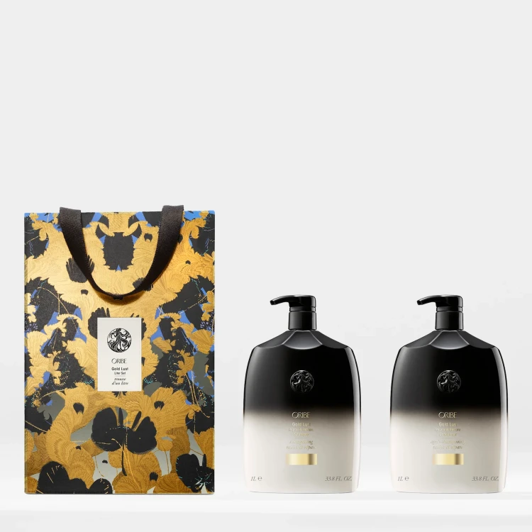 ORIBE Святковий набір "Розкіш золота" Королівський розмір| Gold Lust Collection LITER SET 1000 + 1000 мл ORIBE Святковий набір "Розкіш золота" Королівський розмір| Gold Lust Collection LITER SET 1000 + 1000 мл