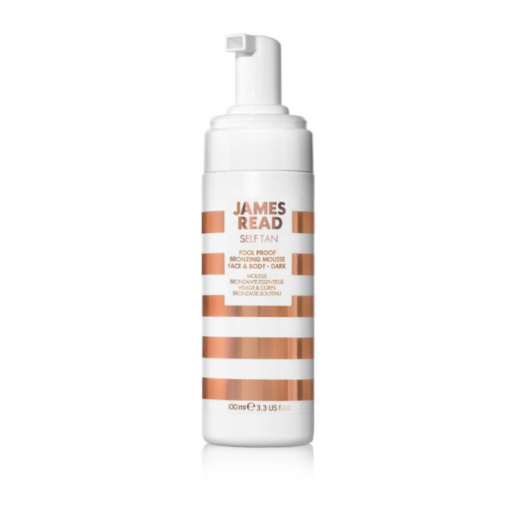 JAMES READ  Бронзуючий мус-автозасмага для обличчя і тіла (темний) Fool-Proof Bronzing Mousse Face & Body - Dark 100 мл